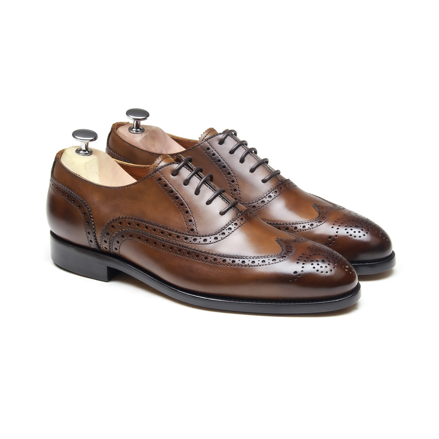 FIFE Chaussures homme Oxford Richelieu Marron benson shoes