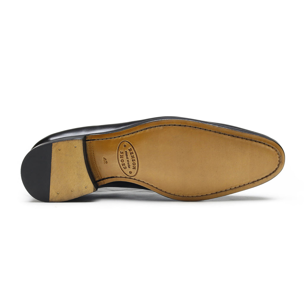 ABBOTS - Chaussures homme Oxford (Richelieu) noir - Benson Shoes semelle BENSON SHOES