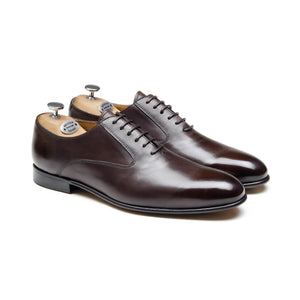 1218 - Chaussures Homme Oxford (Richelieu) Marron foncé Benson shoes