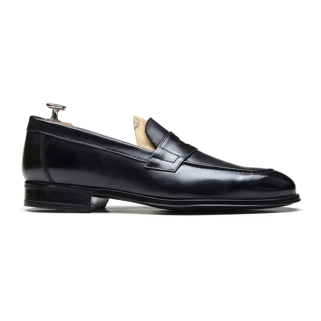 FENLAND - Chaussures homme Loafer coté (Mocassin) noir BENSON SHOES