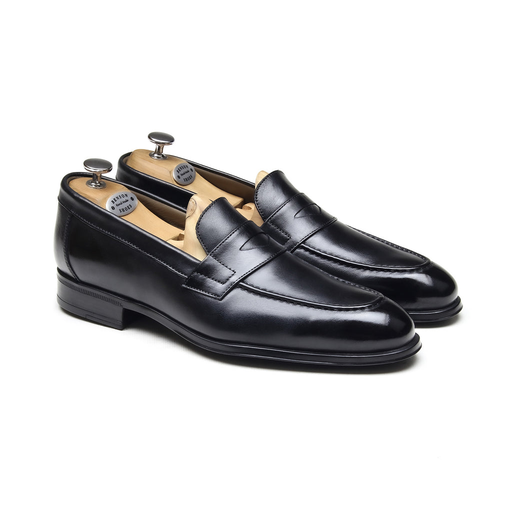 FENLAND - Chaussures homme Loafer profile (Mocassin) noir BENSON SHOES