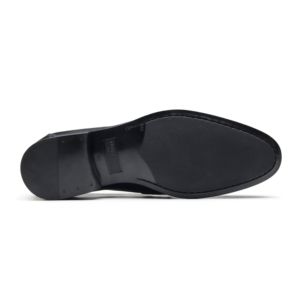FENLAND - Chaussures homme Loafer semelle (Mocassin) noir BENSON SHOES