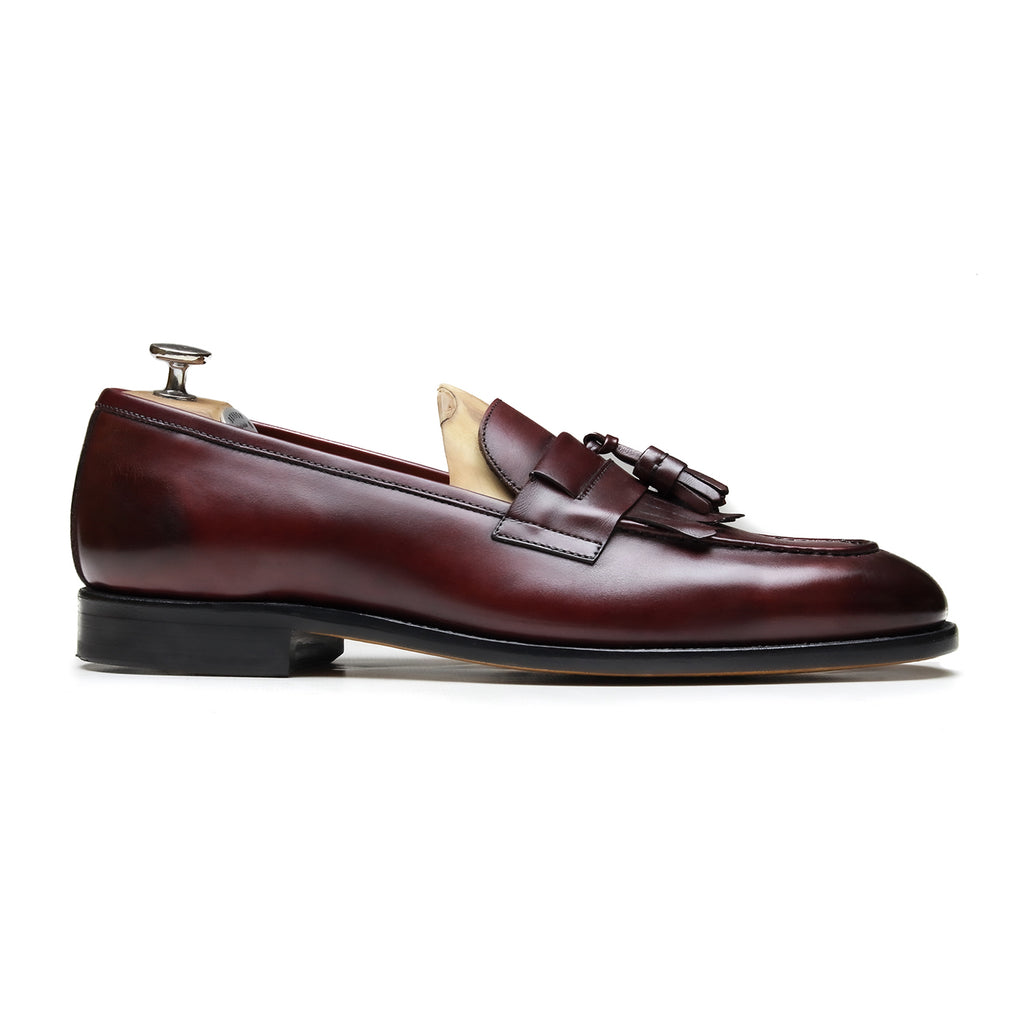 FYLDE - Chaussures homme Loafer (Mocassin) Bordeaux coté BENSON SHOES