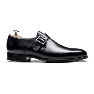 1229 - Chaussures Homme Monk (Boucles) Noir BENSON SHOES