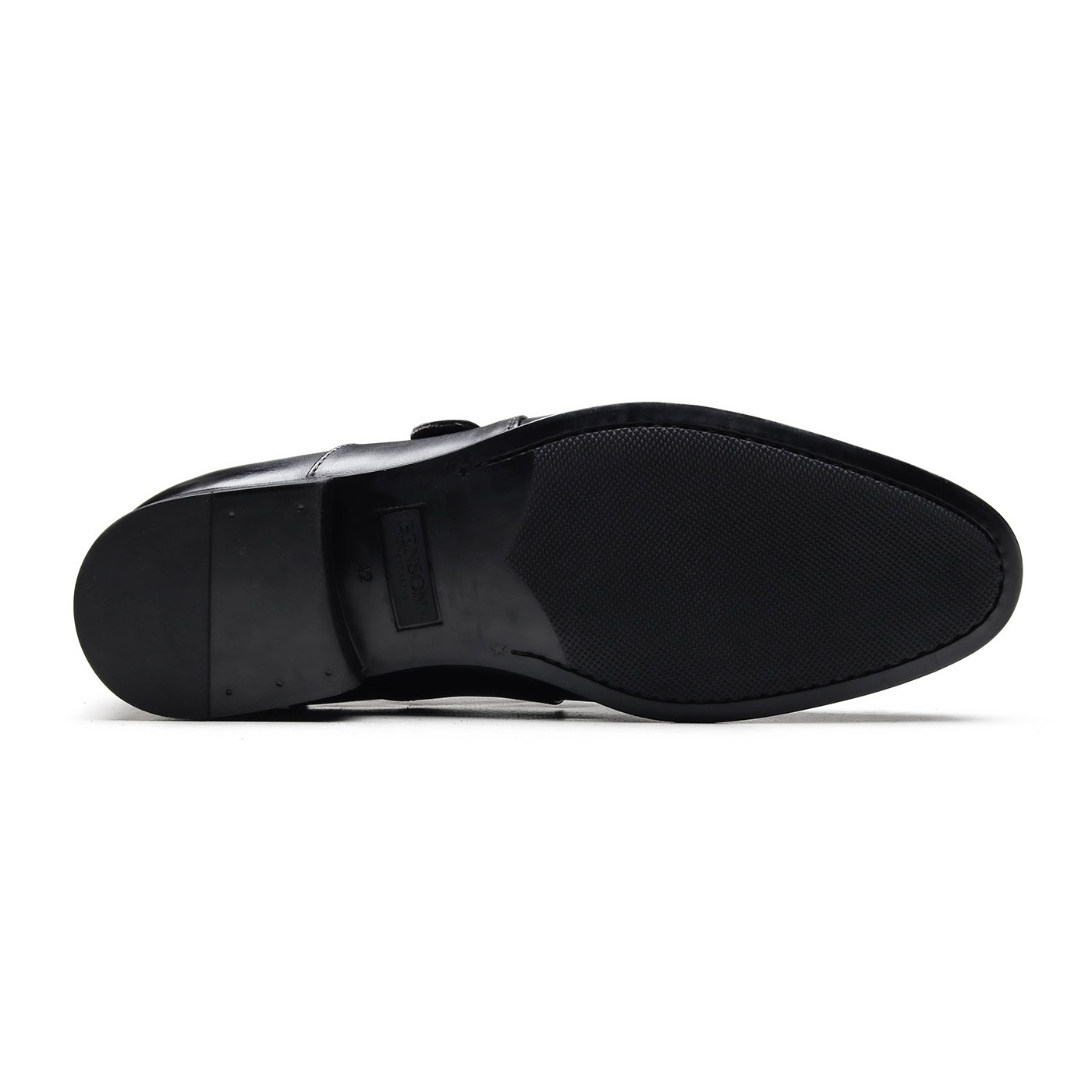 1229 - Chaussures Homme Monk (Boucles) Noir BENSON SHOES