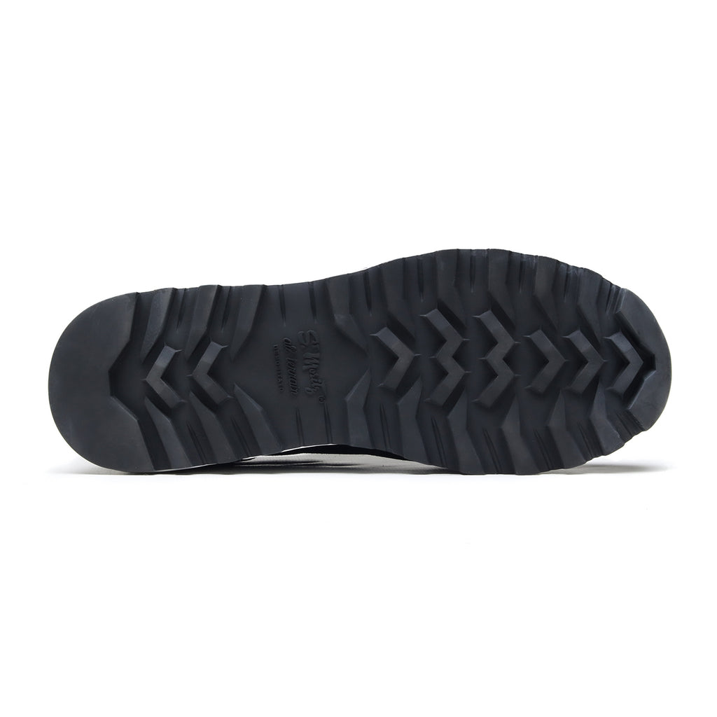 PHOENIX - Chaussures homme Sneaker Combi Daim Noir + Tissu Gris