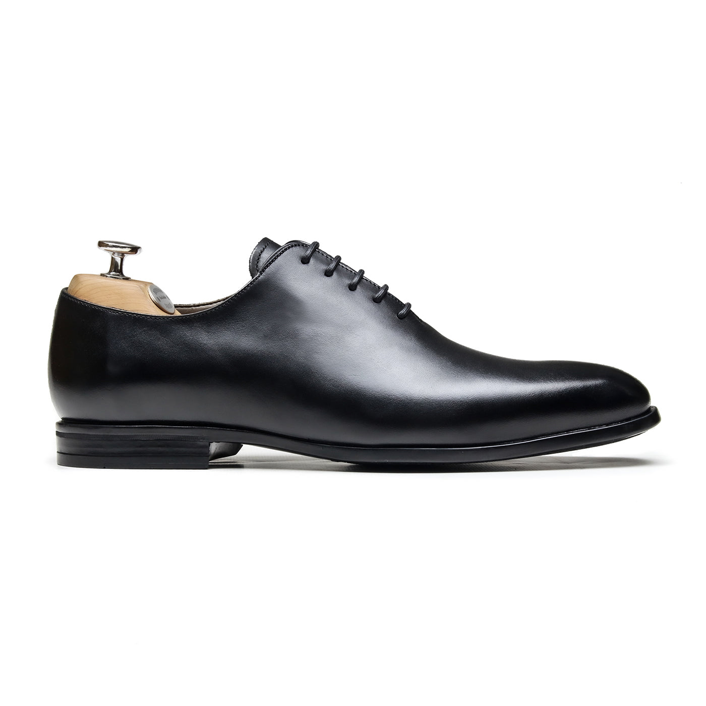 YALE- Chaussures homme Oxford coté (Richelieu) Noir BENSON SHOES