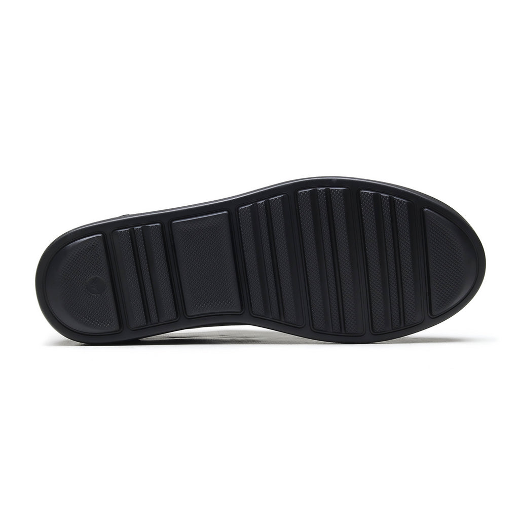 XIN - Chaussures homme semelle Sneaker Noir BENSON SHOES