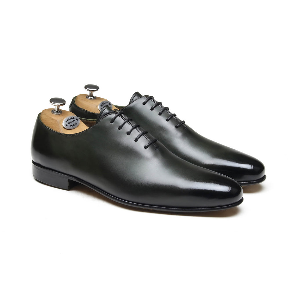 ABBOTS - Chaussures homme Oxford profile (Richelieu) vert BENSON SHOES