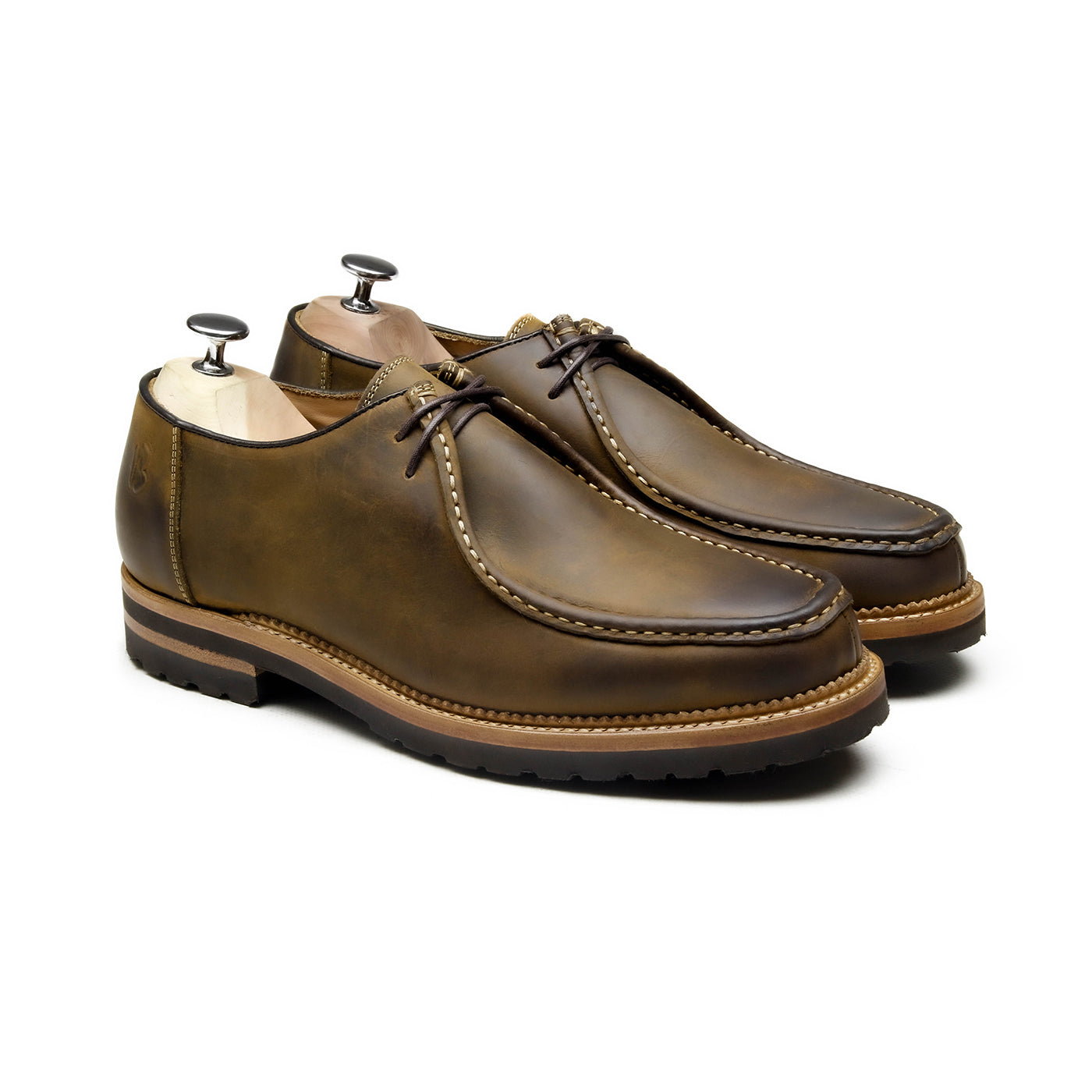 2848ST - Chaussures homme Derby marron BENSON SHOES