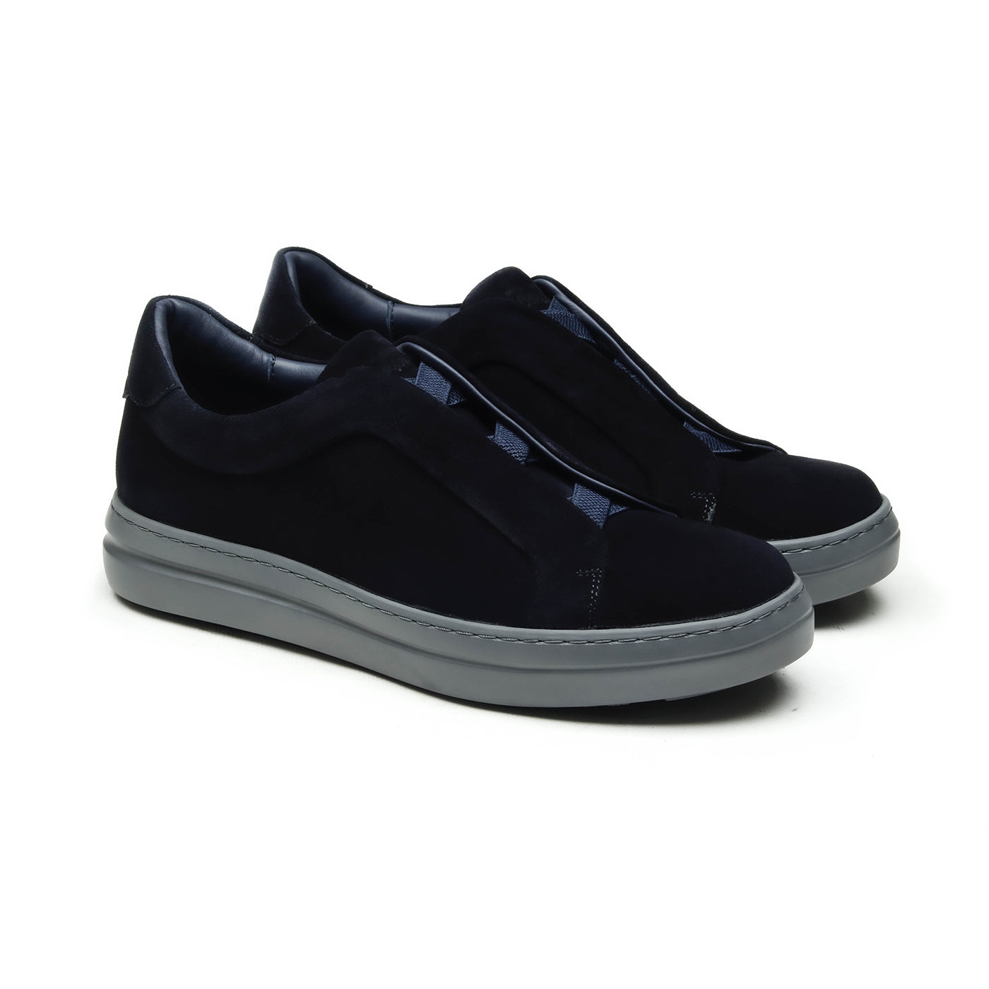 XANG - Chaussures homme Sneaker Daim Bleu BENSON SHOES