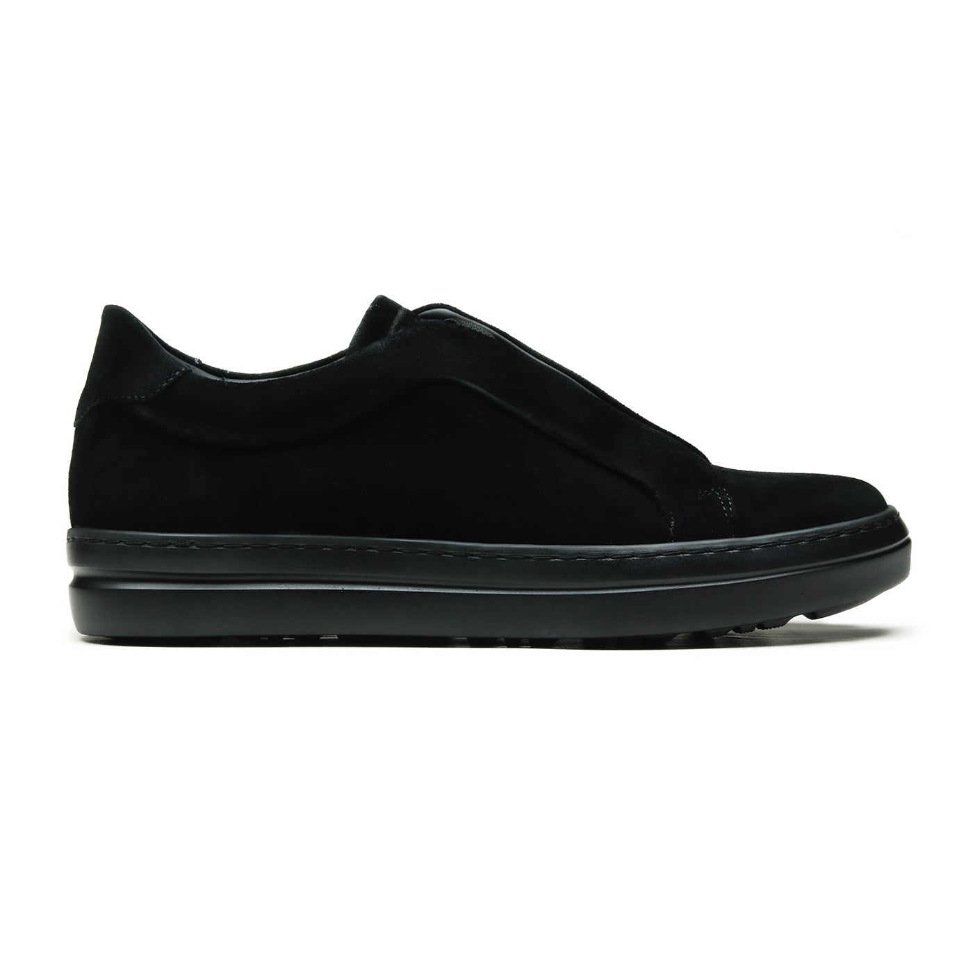 XANREY - Chaussures homme Sneaker Daim Noir BENSON SHOES