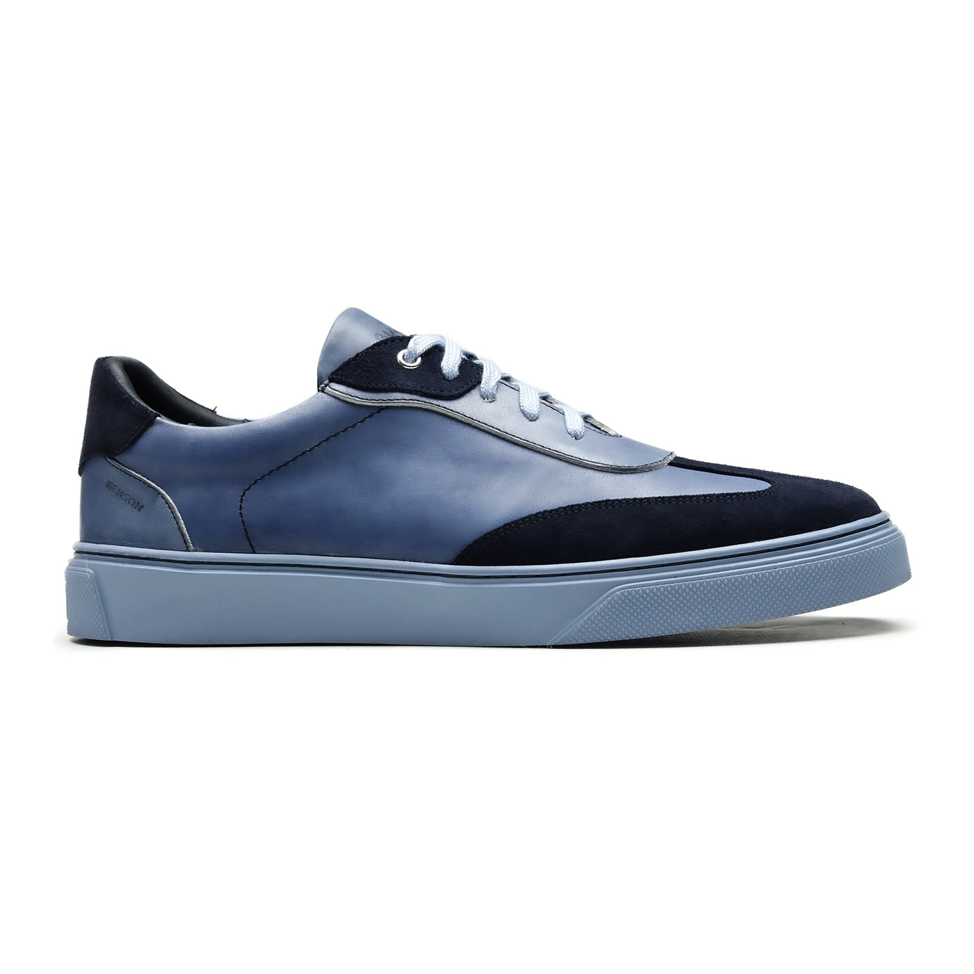 JARROW Chaussures Homme (Sneaker) Combi daim bleu ciel BENSON SHOES