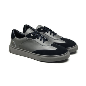 INDIANA - Chaussures homme (Sneaker) combi daim noir BENSON SHOES