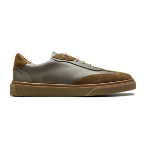 INDIANA - Chaussures homme (Sneaker) combi daim wisky BENSON SHOES