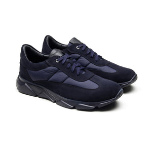 KINGSBURY - Chaussures homme Sneaker Combi Daim Bleu BENSON SHOES