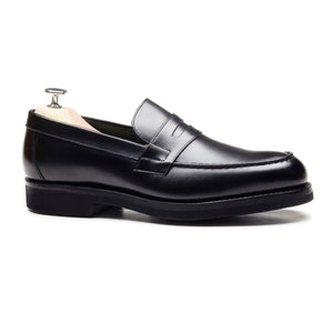 ALVIN - Chaussures homme Loafer coté (Mocassin) noir BENSON SHOES