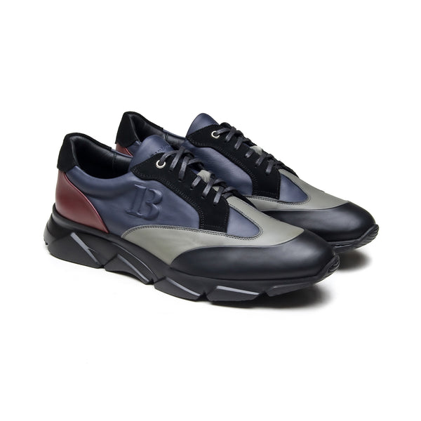 EDENWOOD - Chaussures homme Sneaker Noir-Bleu