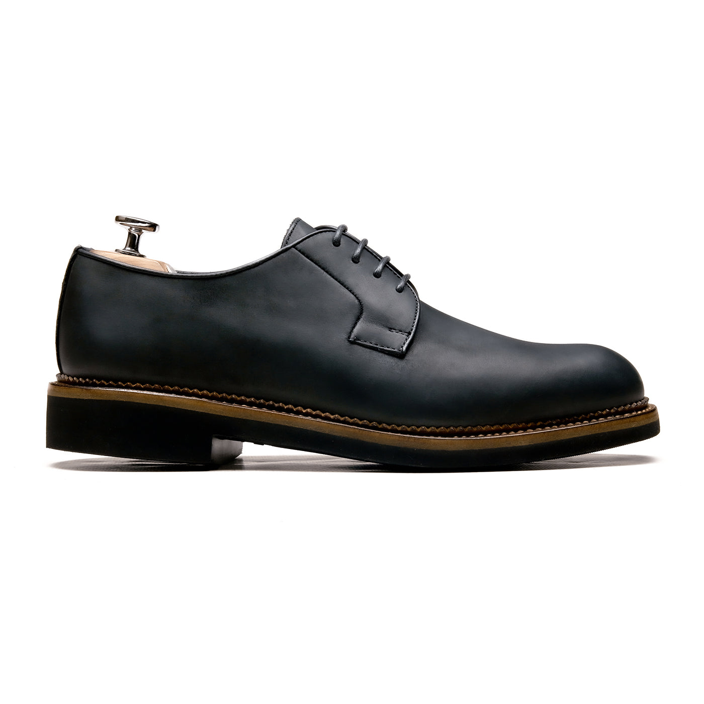 ALAN Chaussures Homme (Derby) Pull-up Noir BENSON SHOES