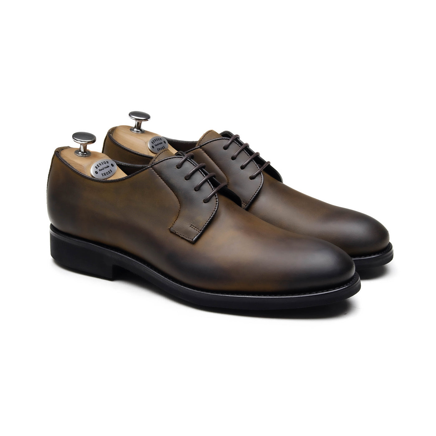 DS-9 - Chaussures homme Derby marron BENSON SHOES