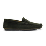 Max - Chaussures homme Car Shoes Daim vert coté - BENSON SHOES