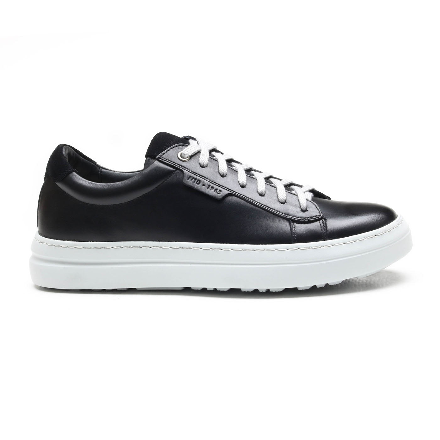 XANDER - Chaussures homme Sneaker Noir coté - BENSON SHOES