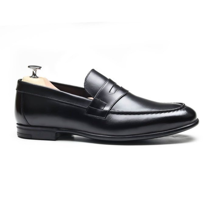 ROB - Chaussures homme Loafer (Mocassin) noir coté - BENSON SHOES