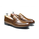 ROB - Chaussures homme Loafer (Mocassin) Marron Foncé P3 profile - BENSON SHOES
