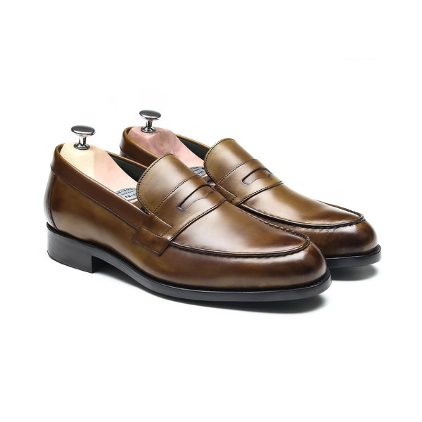ALVIN - Chaussures homme Loafer (Mocassin) marron P3