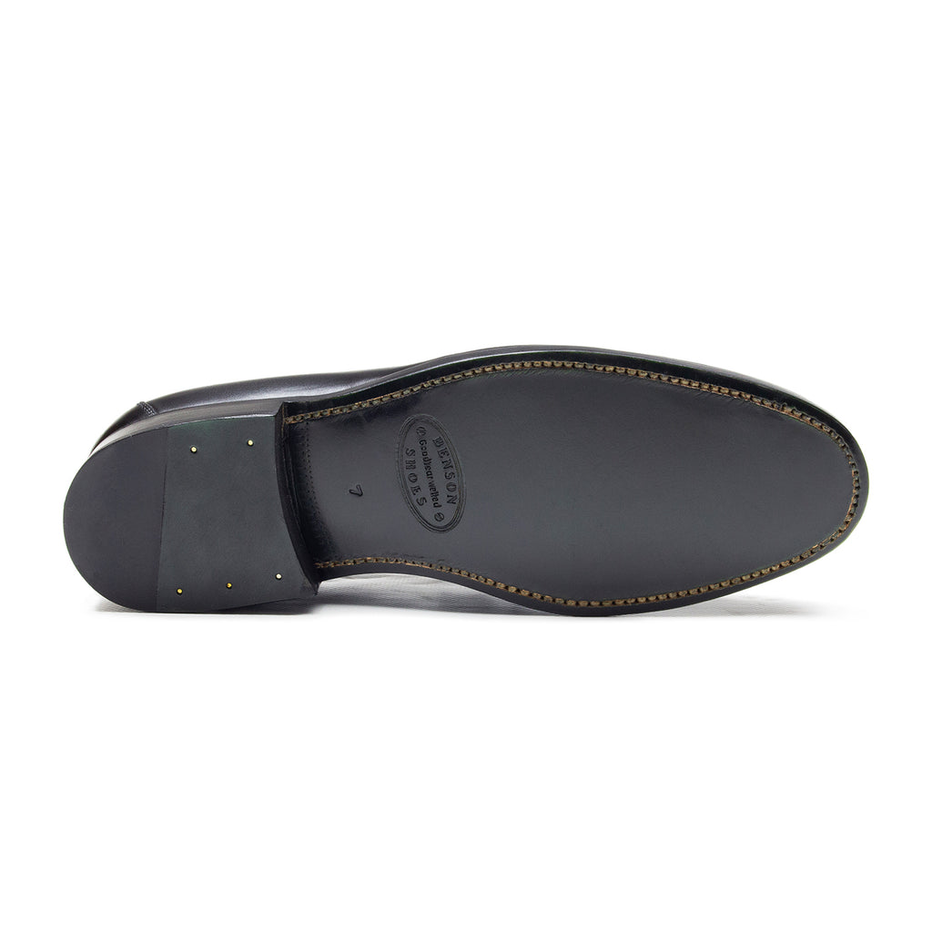 ALVIN - Chaussures homme Loafer (Mocassin) noir semelle BENSON SHOES