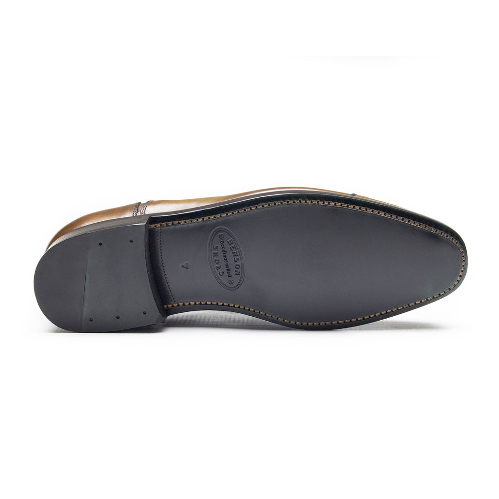 BRAD - Chaussures homme Oxford (Richelieu) marron P3 semelle BENSON SHOES
