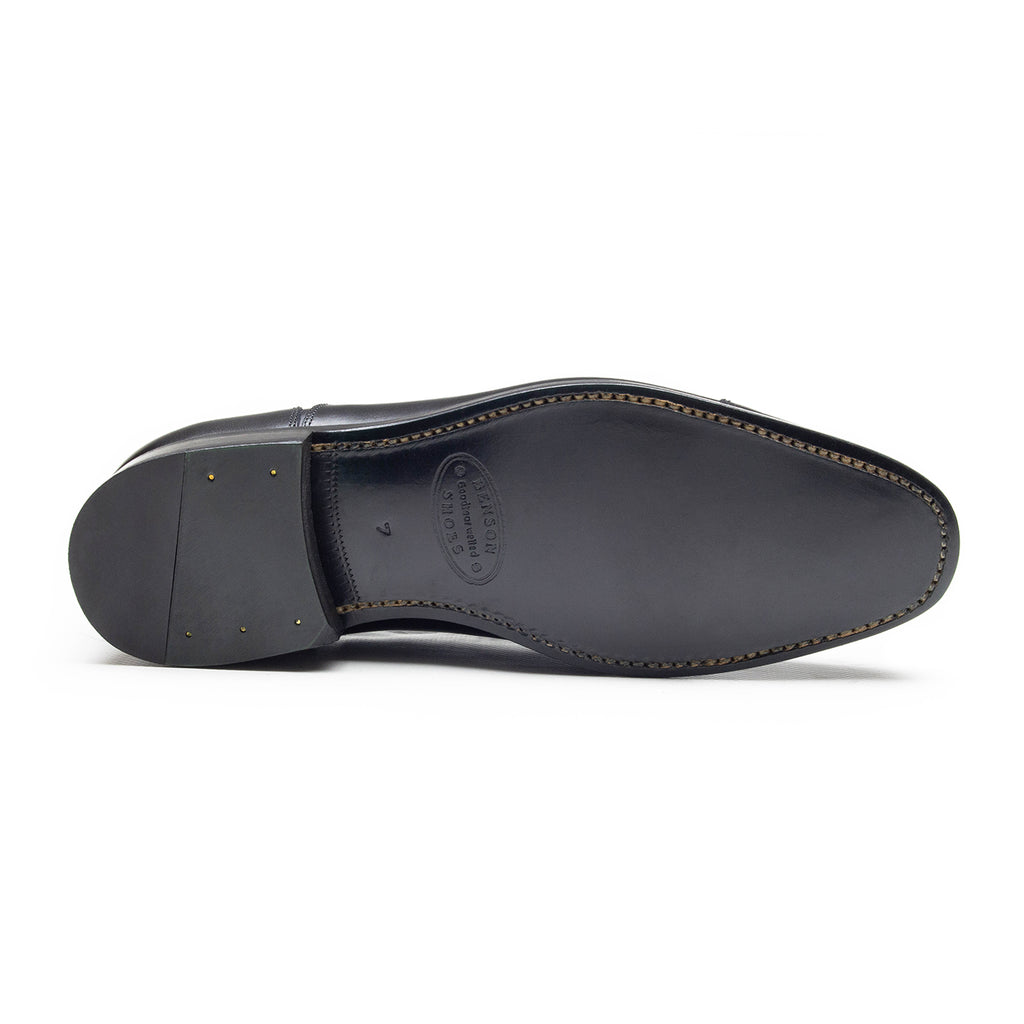 BRAD - Chaussures homme Oxford (Richelieu) noir semelle BENSON SHOES