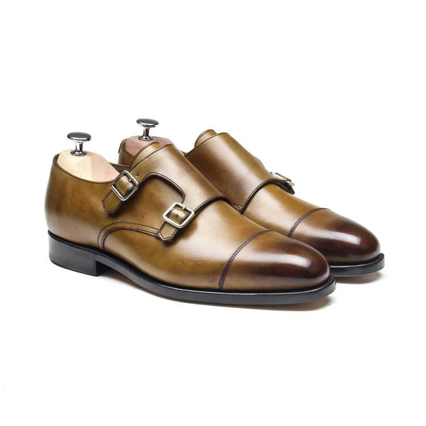 BEN - Chaussures homme Monk (Boucles) marron P3