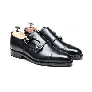 BEN - Chaussures homme Monk (Boucles) noir profile BENSON SHOES