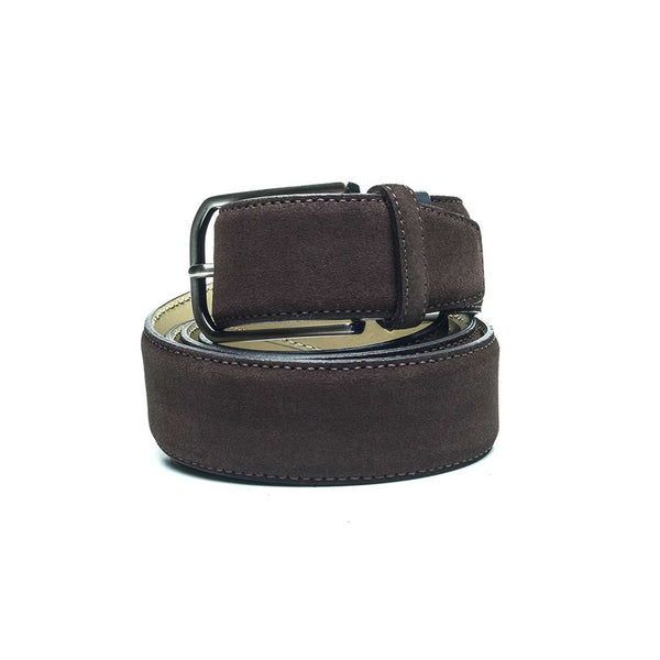 CEINTURE DAIM MARRON
